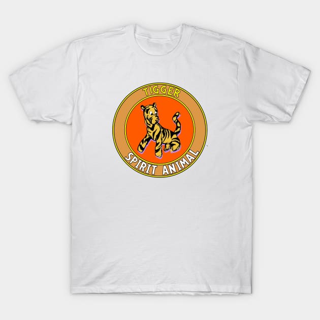 Tigger: Spirit Animal T-Shirt by Retro-Matic